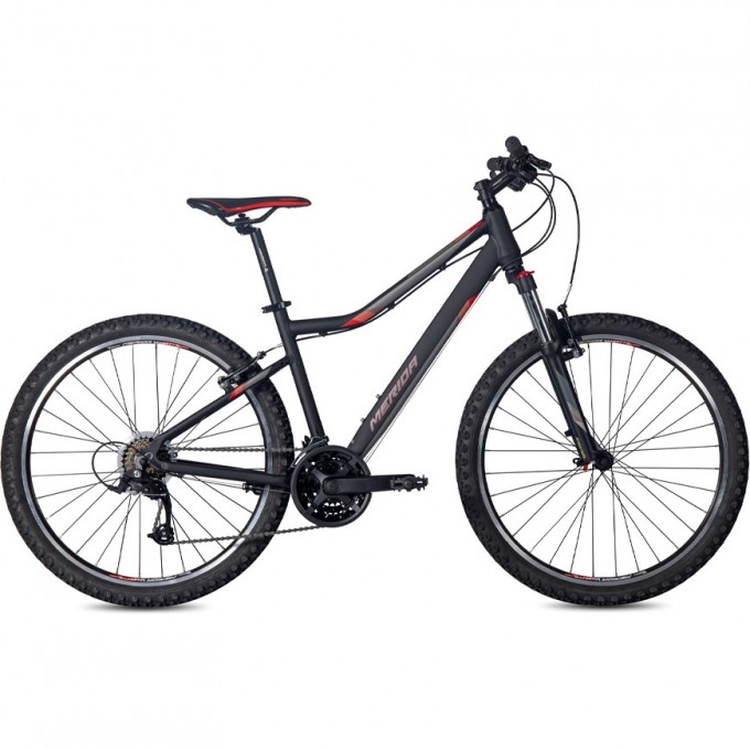 Велосипед MERIDA Matts 6.5 MattBlack/Red/Grey 4680109739214